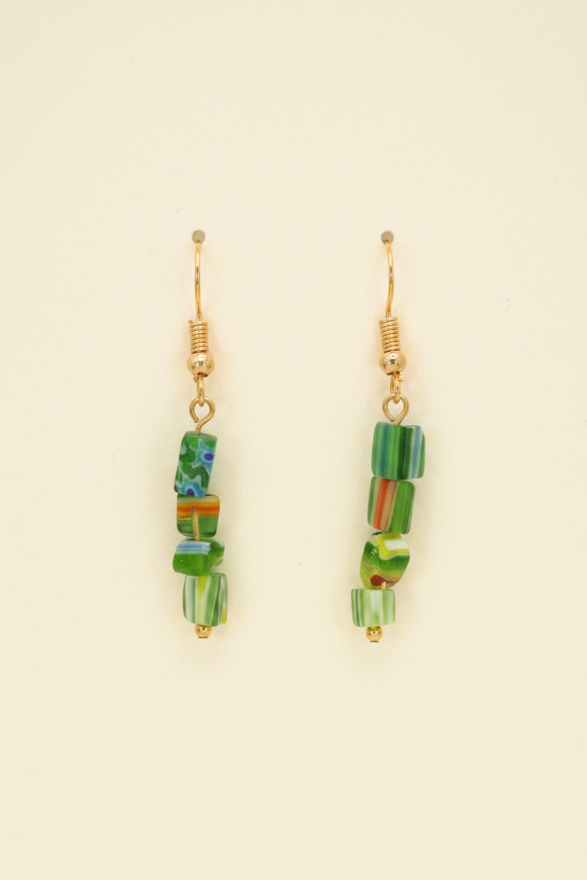 Venetian Meadow Murano Glass Earrings