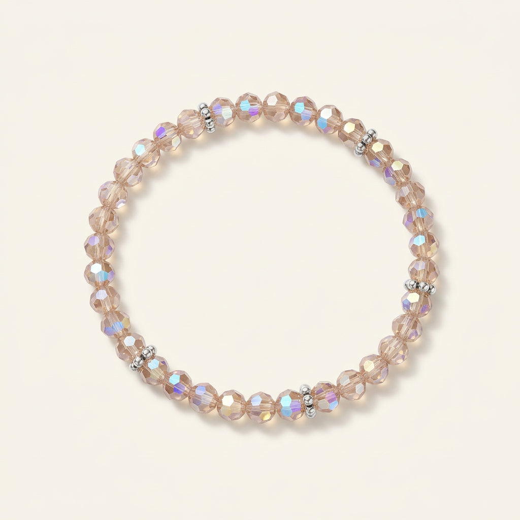 Champagne Twilight Beaded Bracelet