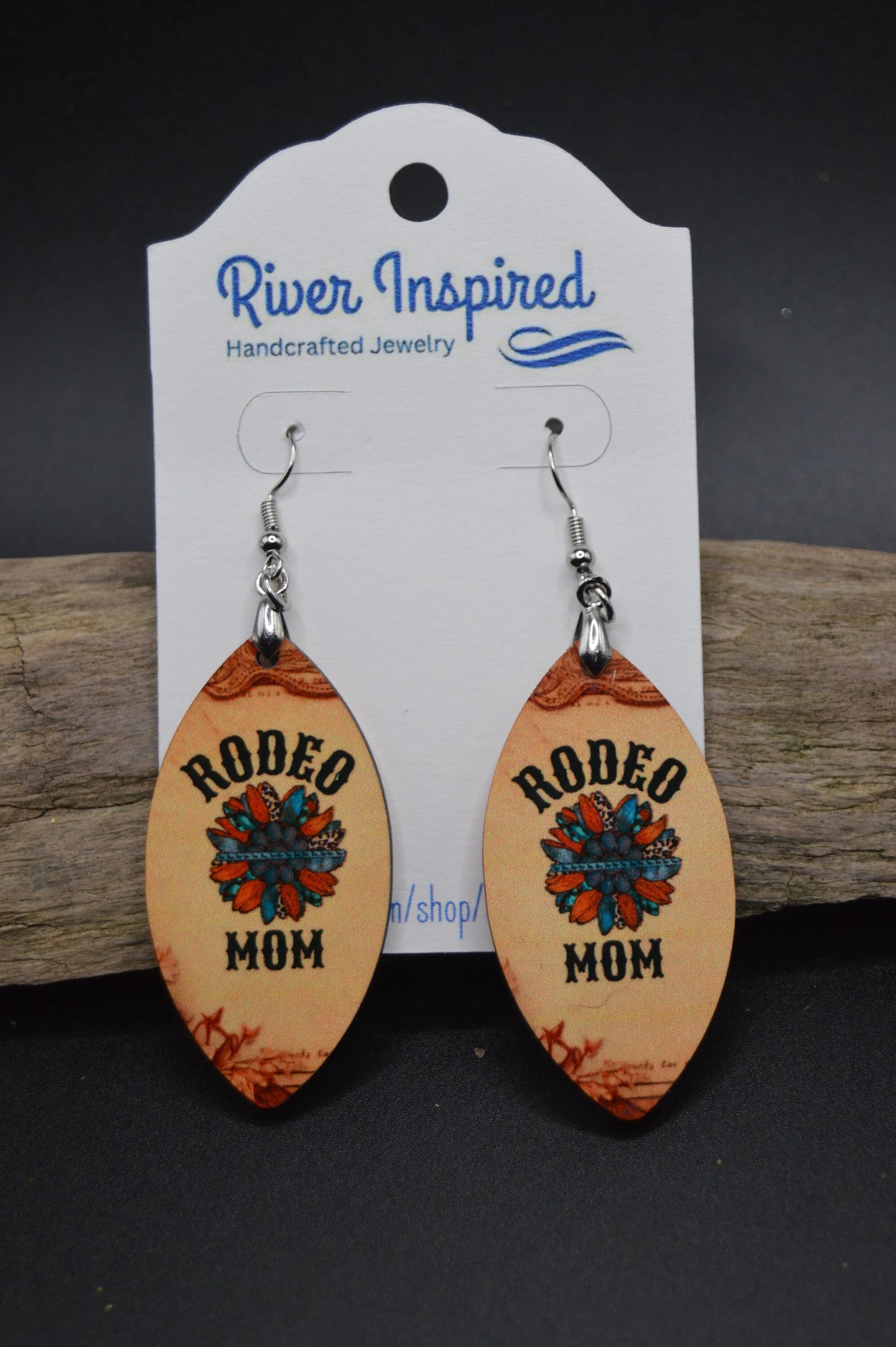 Rodeo Mom Earrings/Rough stock Mom Earrings