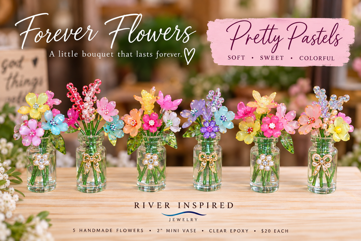 Forever Flowers Mini Beaded Bouquet