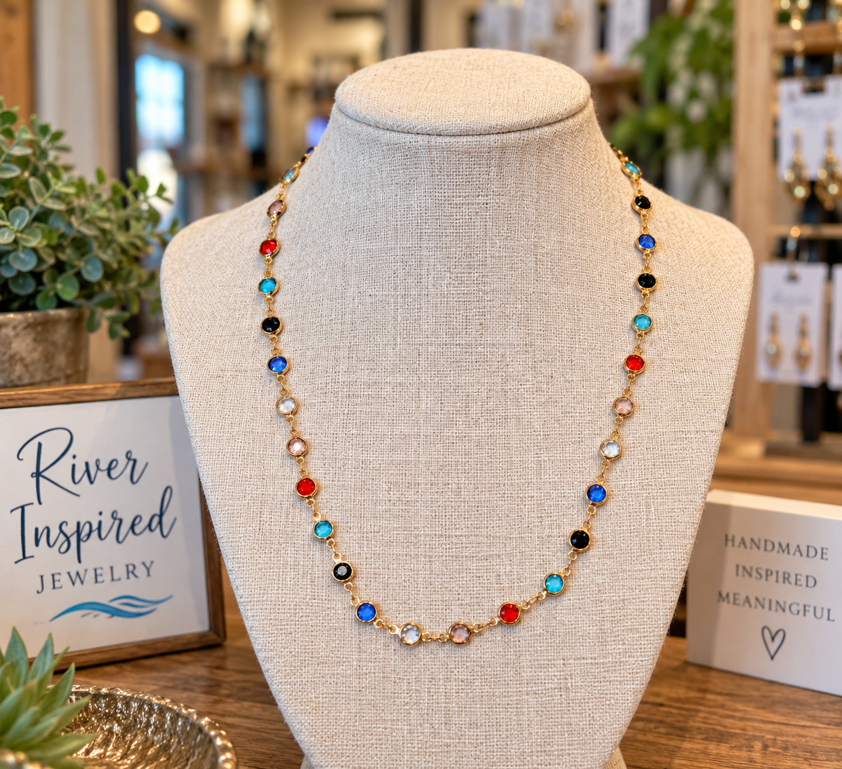 River Lights Confetti Necklace