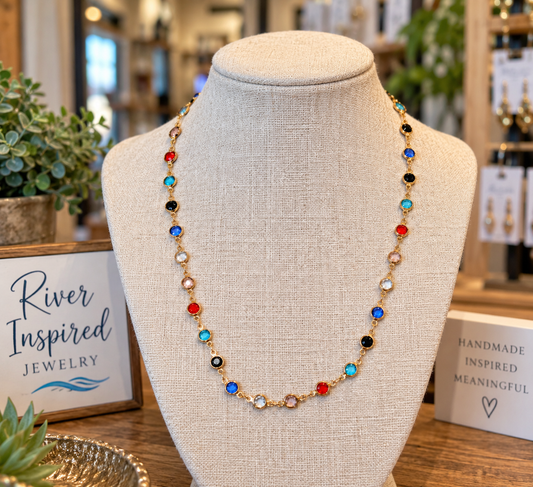River Lights Confetti Necklace