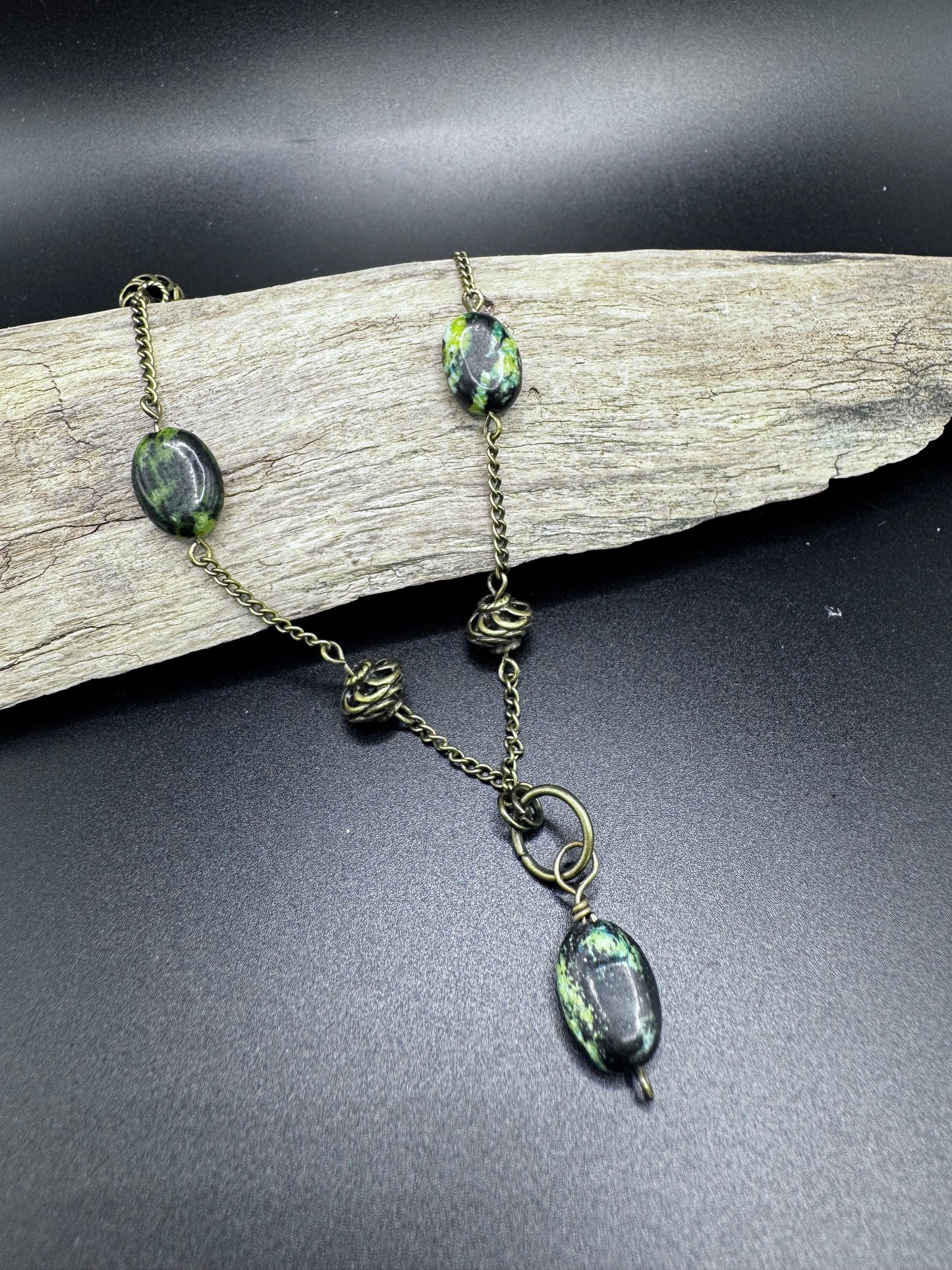 Chrysocolla necklace