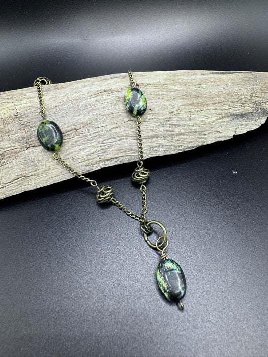 Chrysocolla necklace