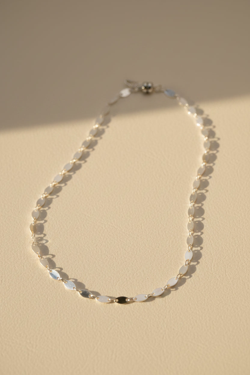 Silver Current Necklace