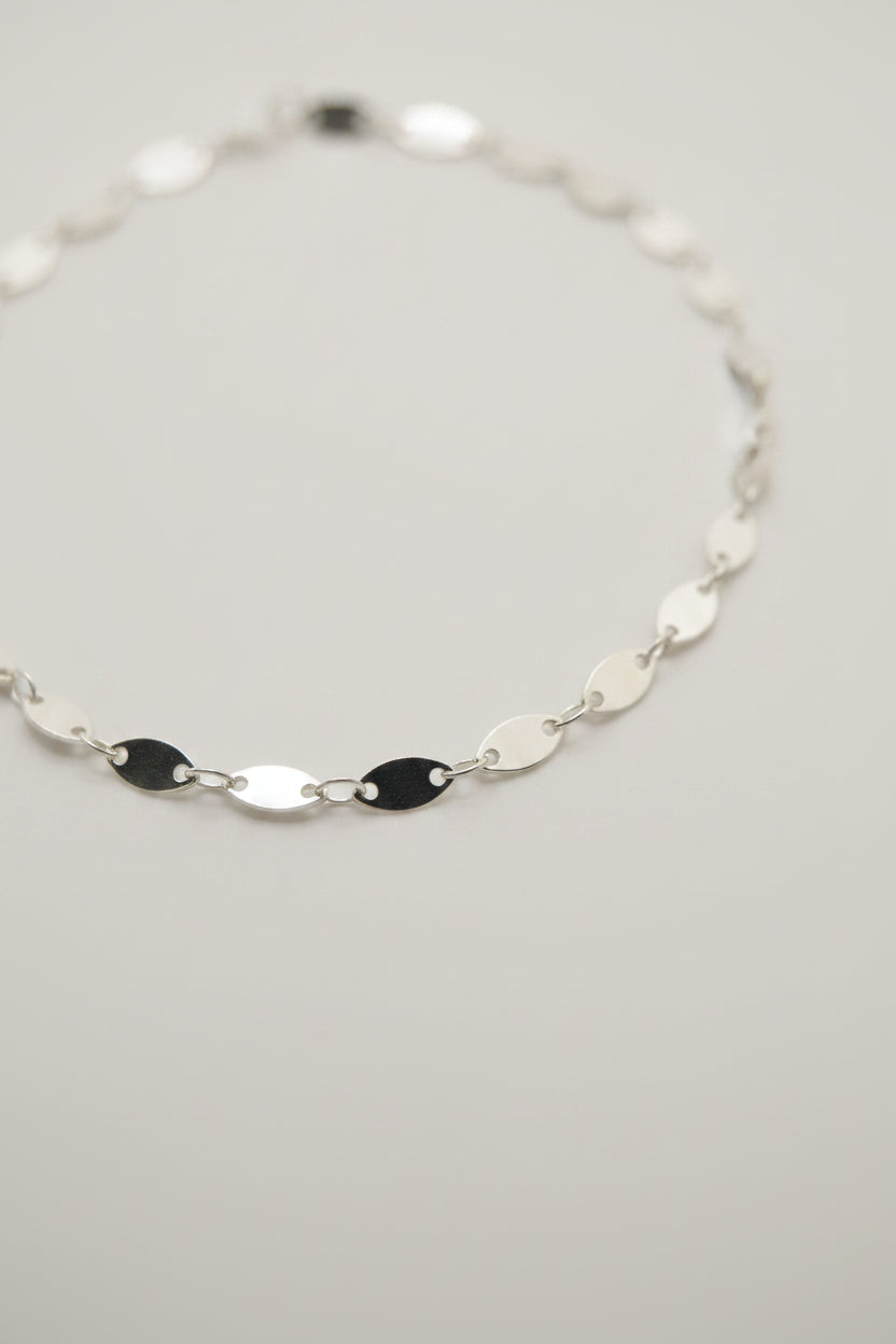 Silver Current Necklace
