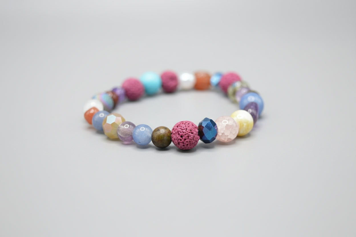 Colorful beaded bracelet