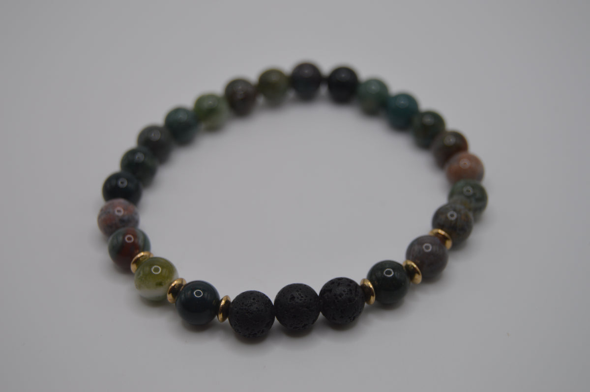 Golden Ember Tiger Eye Infusion Bracelet