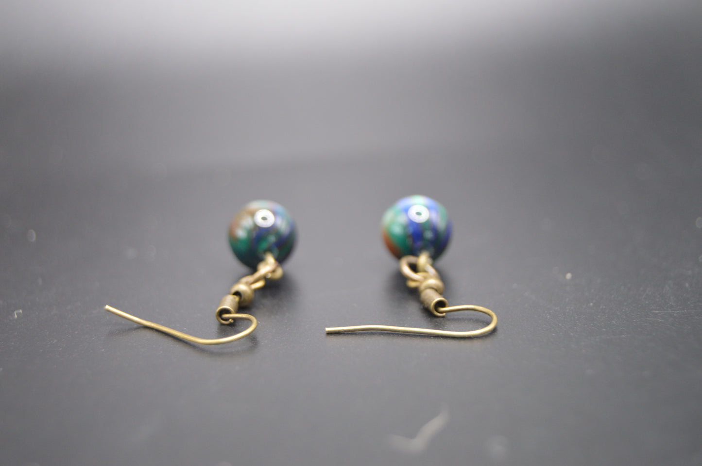 Celestial Shimmer Resin Earrings – 10MM