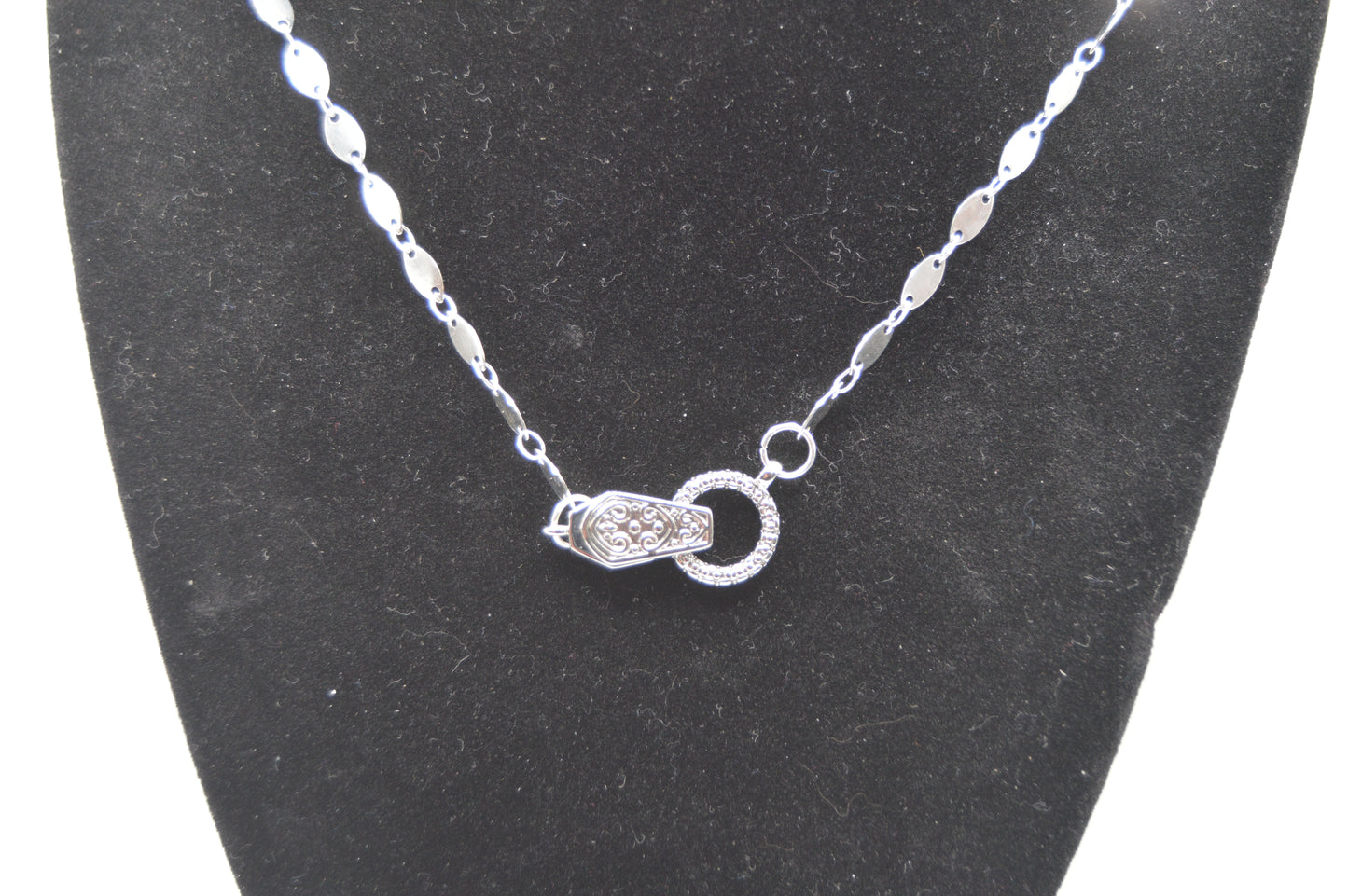 Silver Rain Crystal Necklace