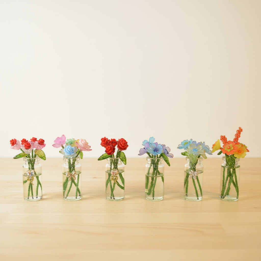 Forever Flowers Mini Beaded Bouquet