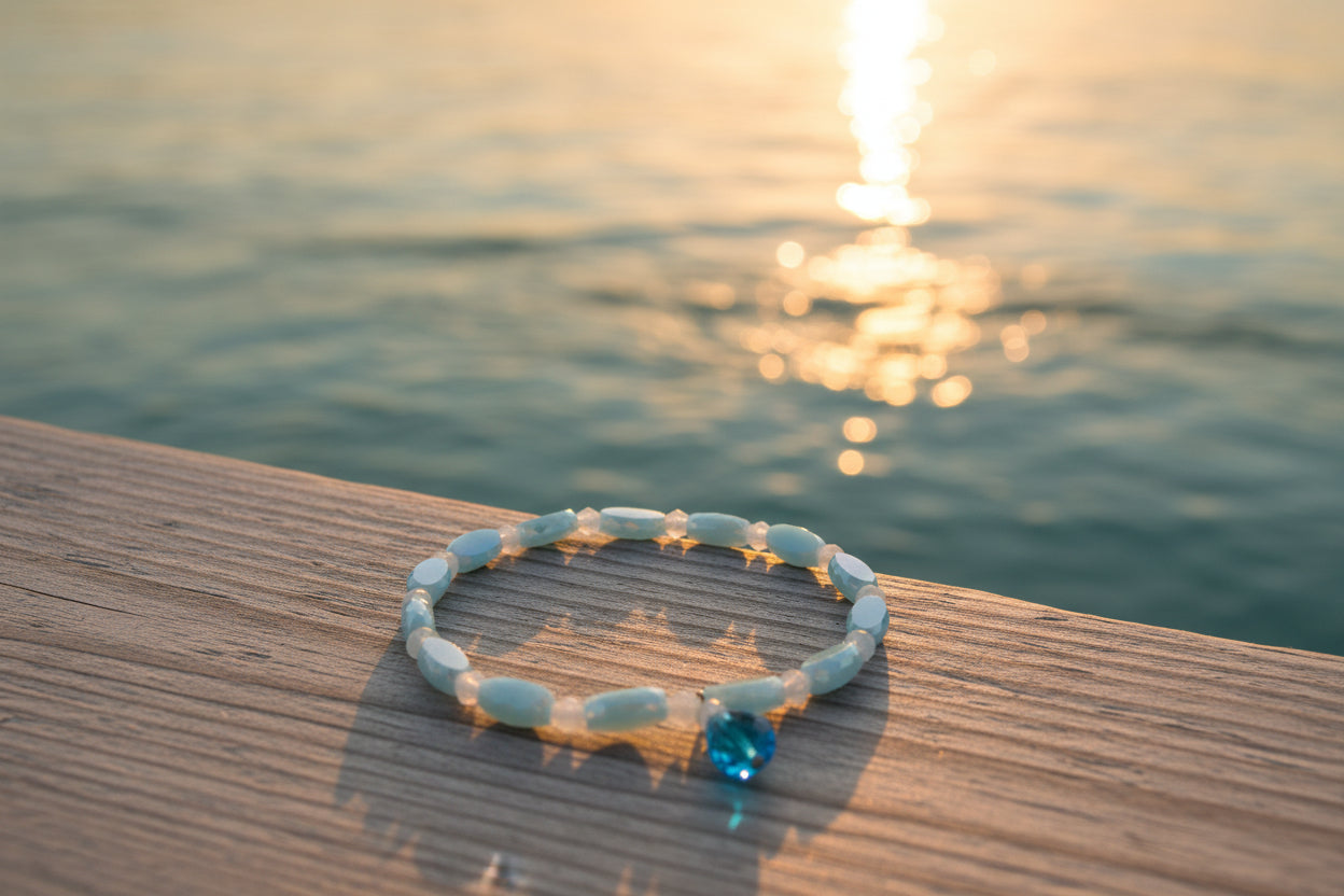 Blue Lagoon Drop Bracelet
