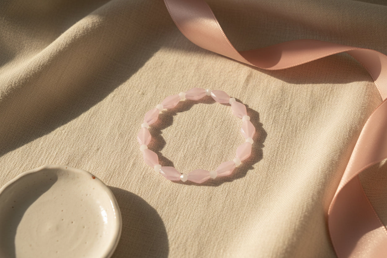Pink Moonlight Stretch Bracelet