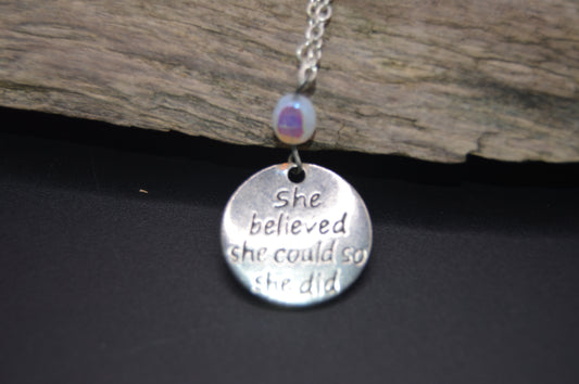 Empowerment Affirmation Necklace - 18 Inches