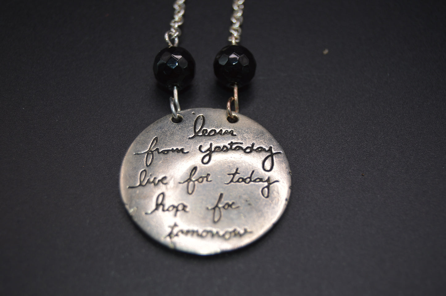 Inspiration Duo Affirmation Necklace - 18 Inches