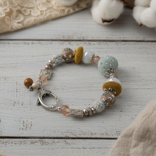 Golden Meadow Charm Bracelet