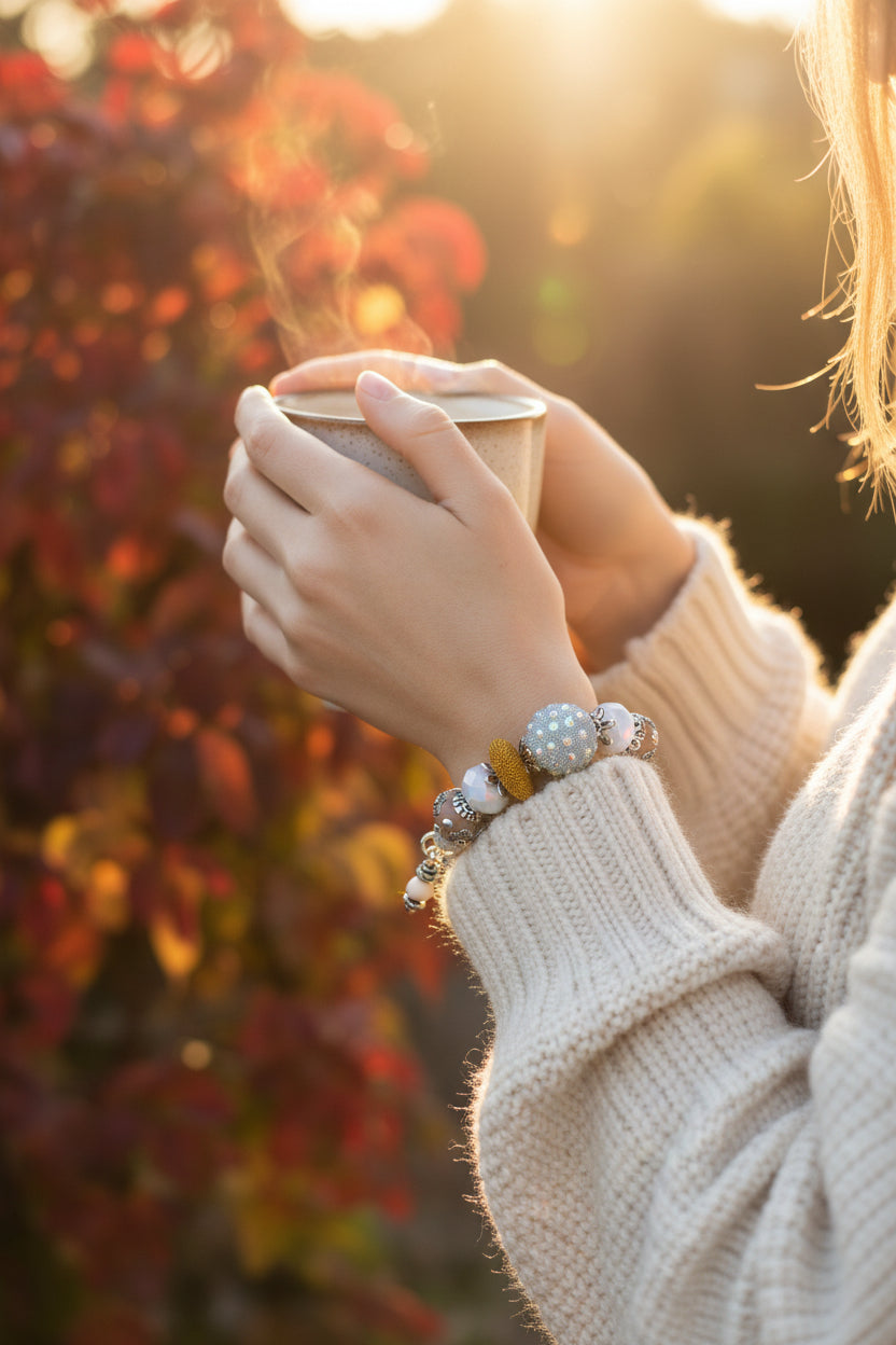 Golden Meadow Charm Bracelet