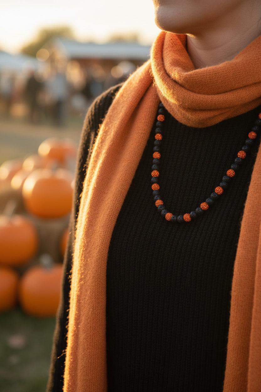 Midnight Magic Halloween Spirit Necklace