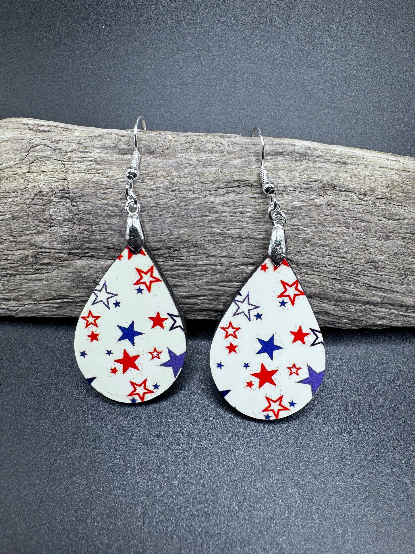 Star-Spangled Sparkle: 4th of July Sublimation Earrings