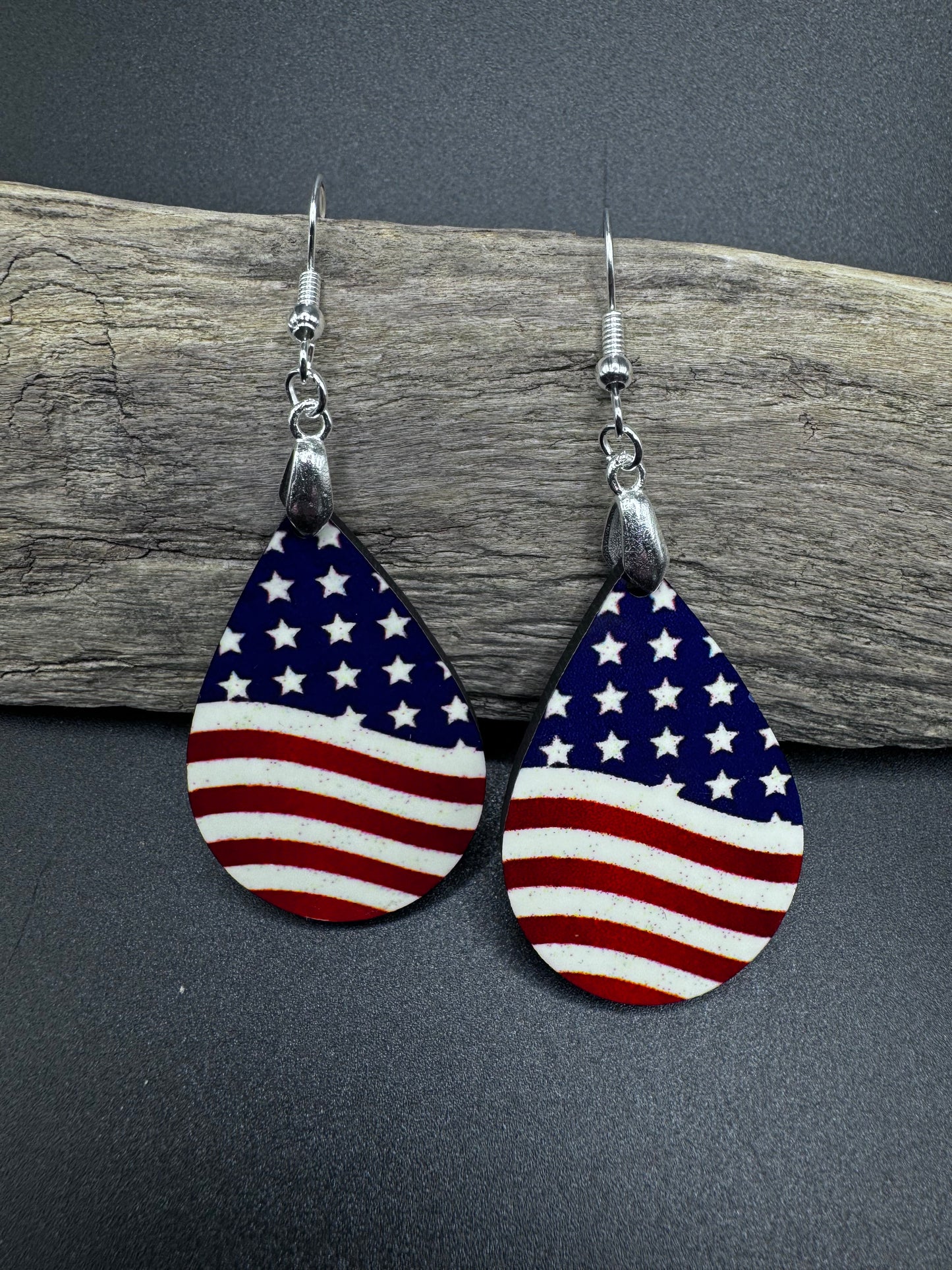 Star-Spangled Sparkle: 4th of July Sublimation Earrings