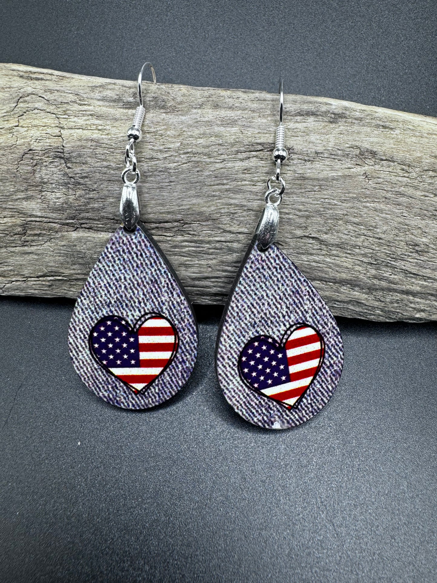 Star-Spangled Sparkle: 4th of July Sublimation Earrings