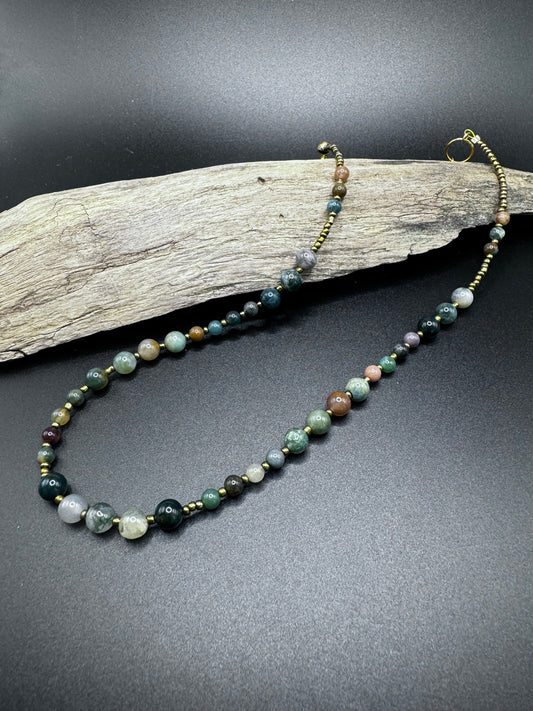 Nature's Harmony Agate Necklace