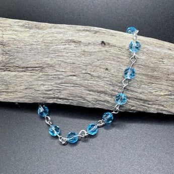 Blue Crystal Bracelet