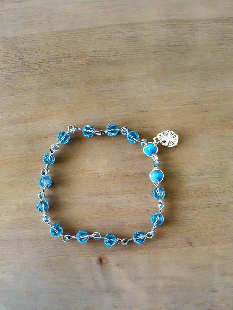 Blue Crystal Bracelet