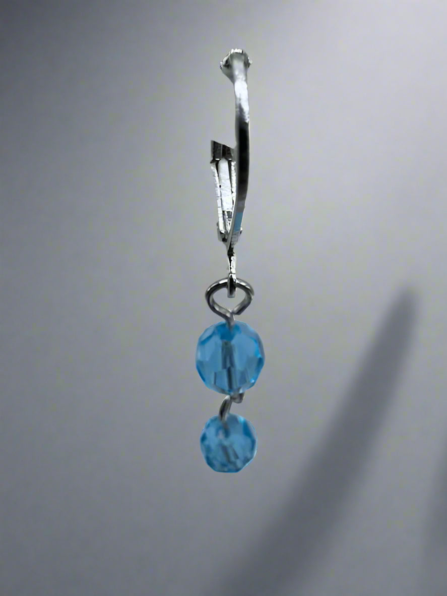 Blue Crystal Earrings