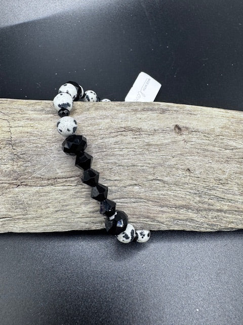 Shadow and Stone Bracelet
