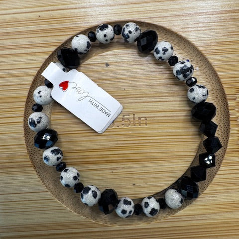 Shadow and Stone Bracelet