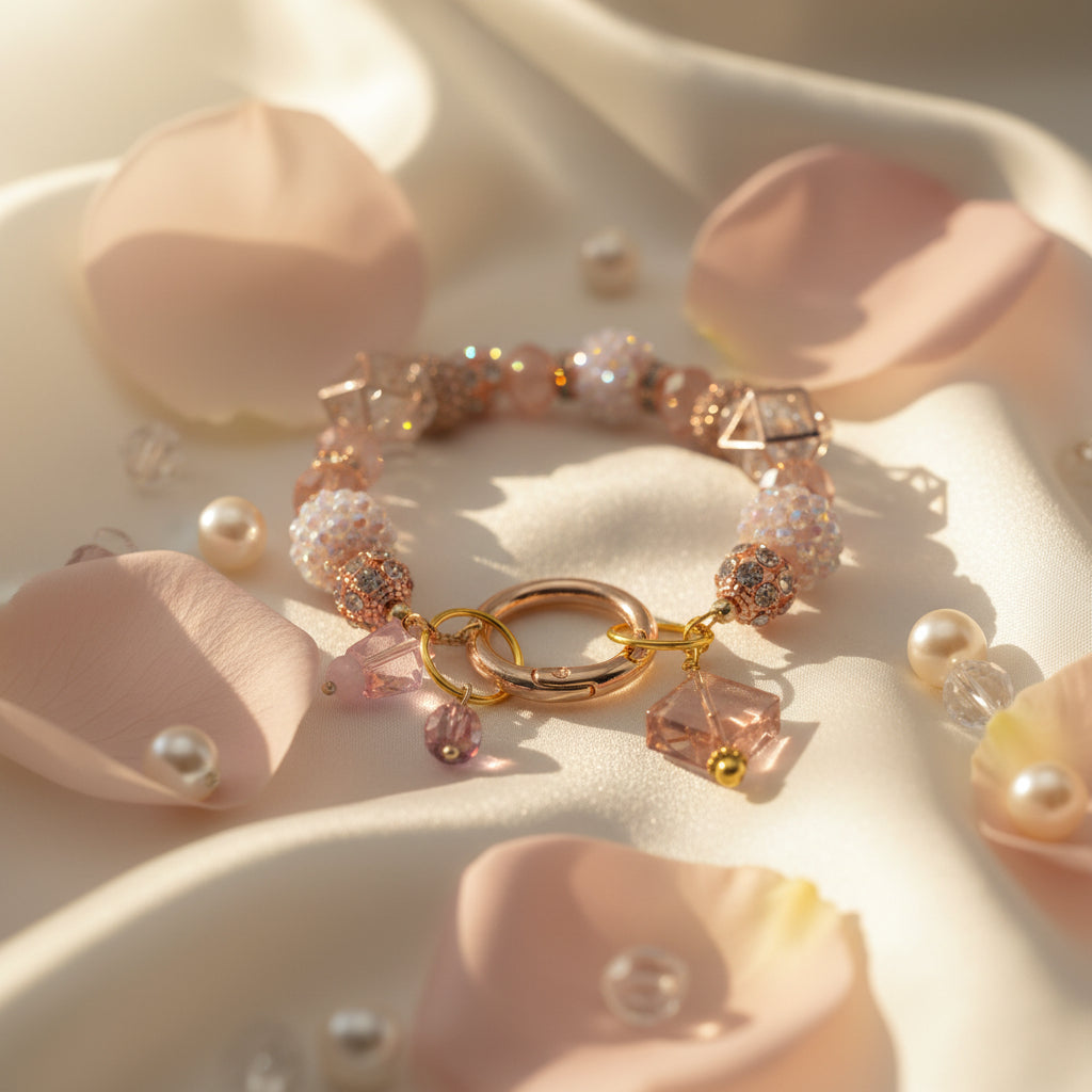 Rose Gold Charm Bracelet