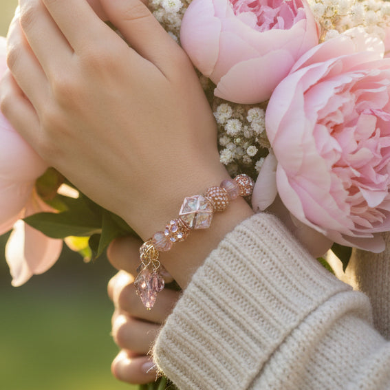 Rose Gold Charm Bracelet