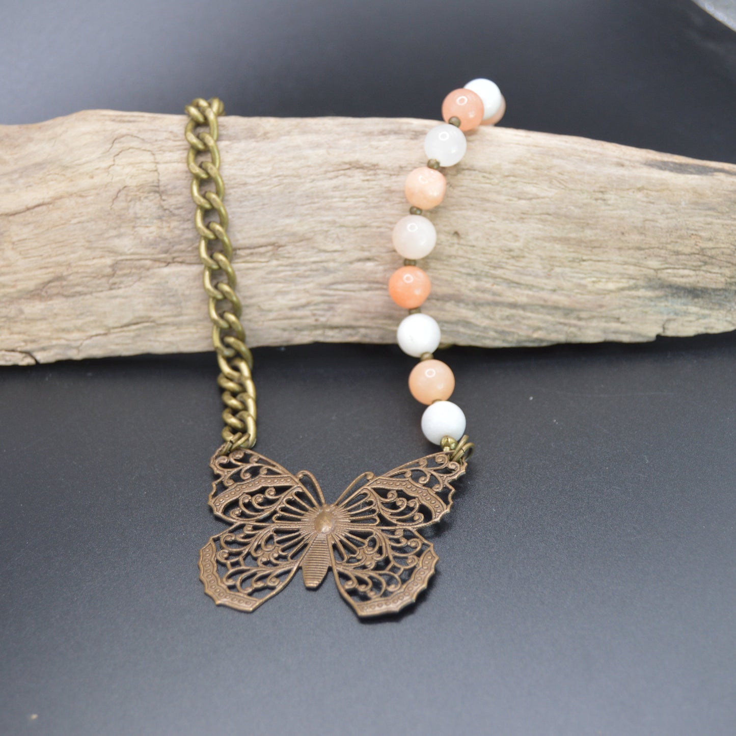 Rustic-flight-butterfly-aventurine-necklace