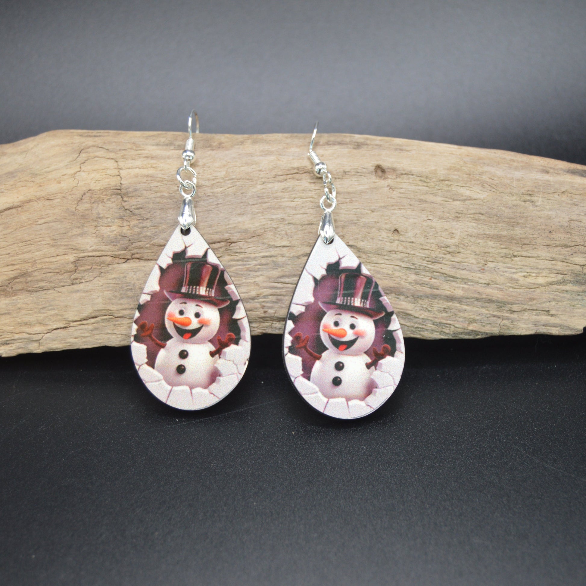 Frosty fun with a cheerful snowman wrapped in winter whimsy.