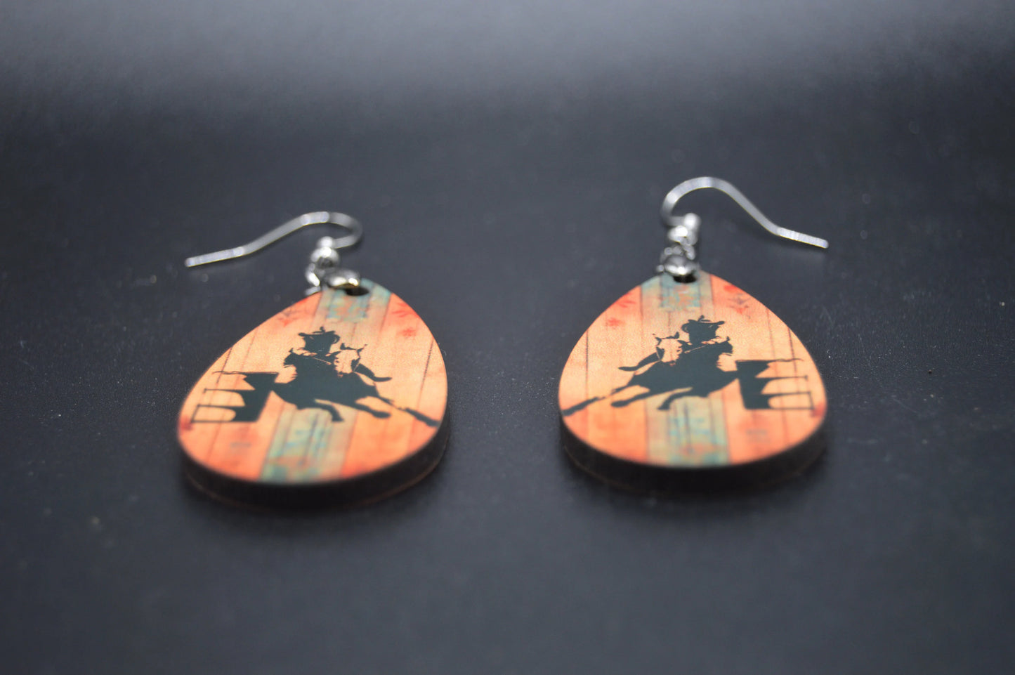 Western-Style Earrings for Rodeo Enthusiasts and Horse Lovers