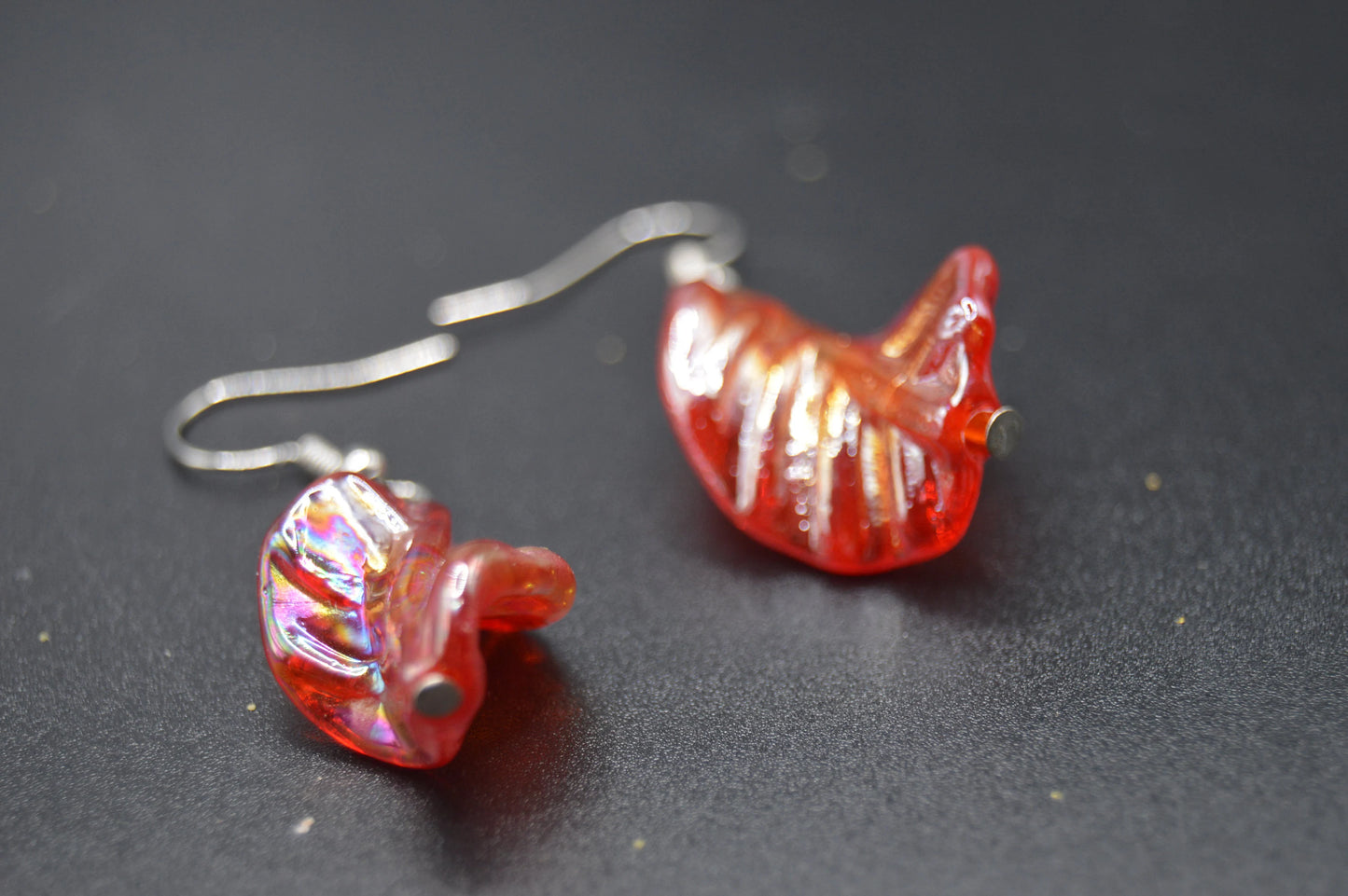 Stunning Murano Glass Earrings with a touch of Italian History