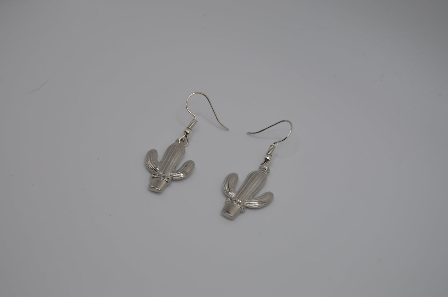 Cactus earrings/Silver Earrings/Silver Jewelry/Southwestern Earrings