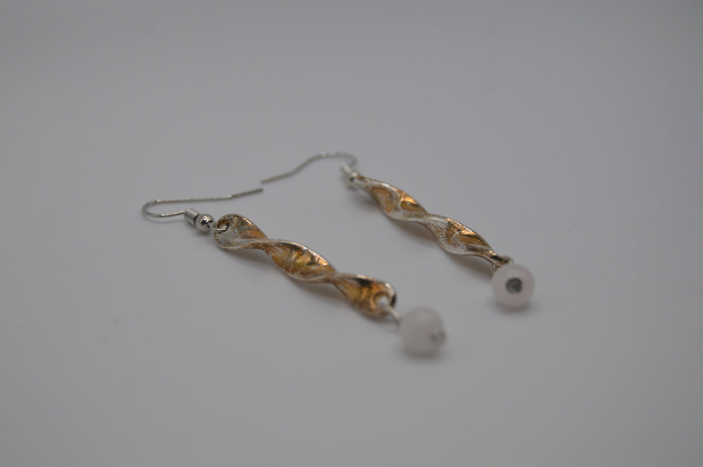 Silver Earrings/Silver Jewelry/Rose Quartz Earrings